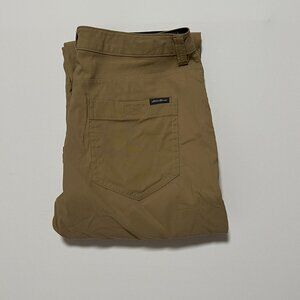 Eddie Bauer Convertible Pants Outdoor Hiking Travel Nylon Khaki Men's size 32x30